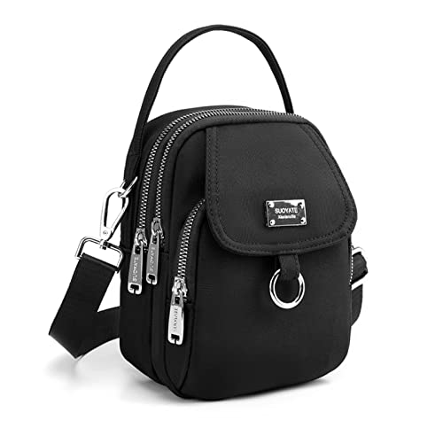 LIBAIJIAAZQH Handy Umhängetasche Damen, Handytasche Zum Umhängen, Handytasche Mit GeldböRse Zum Umhängen, Kleine Umhängetasche Mit KopfhöRer Eingang Wasserabweisendes Nylon Damen Tasche Klein. von LIBAIJIAAZQH