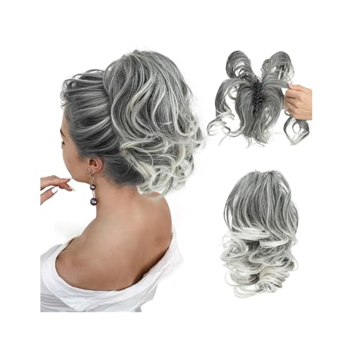 Haarknoten Synthetische DIY Klaue Clip In Pferdeschwanz Haarverlängerungen Haarteil Haarknoten Gefälschte Schwarzblond Naturhaar Falscher Zopf for Frauen Haarknoten-Haarteil für Frauen(1B 171T60) Haarknoten Synthetische DIY Klaue Clip In Pferdeschwanz Haarverlängerungen Haarteil Haarknoten Gefälschte Schwarzblond Naturhaar Falscher Zopf for Frauen Haarknoten-Haarteil für Frauen(1B 171T60) von LIBANGRONG-888