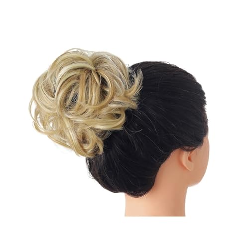 Haarknoten Synthetischer unordentlicher Haarknoten, Chignon, Haargummis, gefälschtes Haarband, Zopf, elastischer Haarteilschwanz for Frauen, synthetischer Wickel, lockiger Pferdeschwanz Haarknoten-Haa Haarknoten Synthetischer unordentlicher Haarknoten, Chignon, Haargummis, gefälschtes Haarband, Zopf, elastischer Haarteilschwanz for Frauen, synthetischer Wickel, lockiger Pferdeschwanz Haarknoten-Haa von LIBANGRONG-888