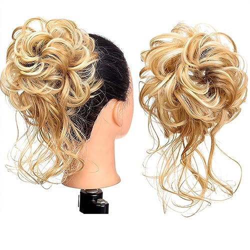 Haarknoten Unordentlicher Dutt-Haarteil for Frauen, unordentlicher Haarknoten, Haargummis mit elastischem Band, synthetisches, lockiges Donut-Chignon-Pferdeschwanz-Haarteil for den täglichen Gebrauch Haarknoten Unordentlicher Dutt-Haarteil for Frauen, unordentlicher Haarknoten, Haargummis mit elastischem Band, synthetisches, lockiges Donut-Chignon-Pferdeschwanz-Haarteil for den täglichen Gebrauch von LIBANGRONG-888