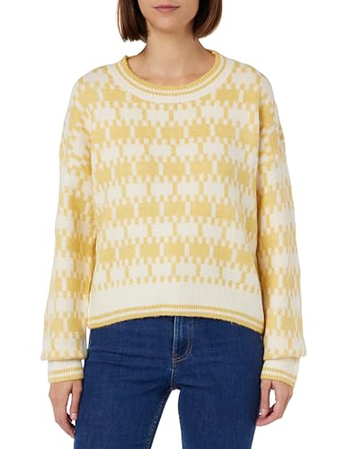 LIBBI Women's Strickpullover, Gelb, M-L von LIBBI