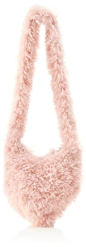 LIBBI Women's Tasche mit Teddyfell Damen Umhängetasche, ROSA von LIBBI