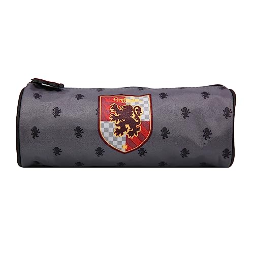 LIBELL 1 Federmäppchen, rund, 1 Fächer, Kollektion Harry Potter Aufnäher, 22 x 8 cm von Bagtrotter