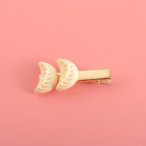 LIBERGA 10 Stück Haarspangen In Form Von Knödeln, Lustige Haarklammern Kopfschmuck Haarnadeln Als Party Dekoration Für Damen von LIBERGA