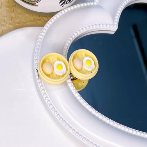 LIBERGA 10 Stück Haarspangen In Form Von Künstlichen Lebensmitteln, Lustige Haarklammern Kopfschmuck Haarnadeln Als Party Dekoration Für Damen von LIBERGA