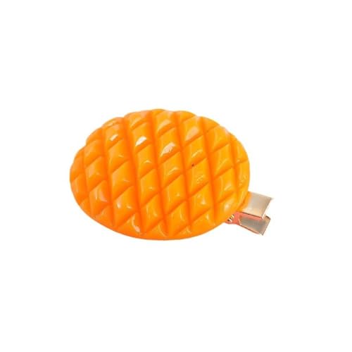 LIBERGA 10 Stück Haarspangen Mit Mango Simulationsmotiv,Lustiger Haarklammern Kopfschmuck,Haarnadeln Mit Sommer Obst Simulation Für Damen von LIBERGA