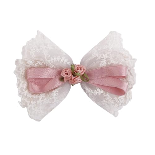 LIBERGA 2 Stück Haarspangen Mit Blumenschleife, Lustige Haarklammern Kopfschmuck Party Dekoration Haarnadeln Für Damen von LIBERGA