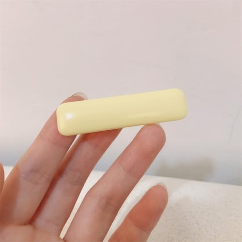 LIBERGA 20 Stück Rechteckige Haarspangen Lustige Haarklammern Kopfschmuck Party Dekoration Haarnadeln Für Damen, Hellgelb von LIBERGA