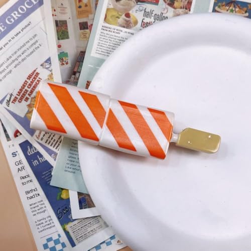 LIBERGA 4 Stück Haarspangen In Form Von Künstlichen Lebensmitteln, Lustige Haarklammern Kopfschmuck Haarnadeln Als Party Dekoration Für Damen von LIBERGA