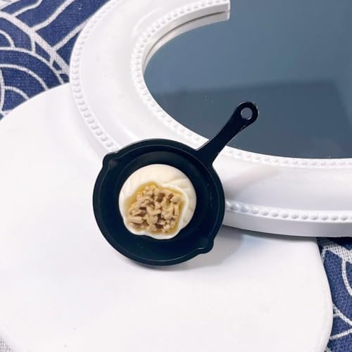 LIBERGA 4 Stück Haarspangen In Form Von Simulierten Lebensmitteln, Lustige Haarklammern In Bratpfannenform, Kopfschmuck Haarnadeln Als Party Dekoration Für Damen von LIBERGA