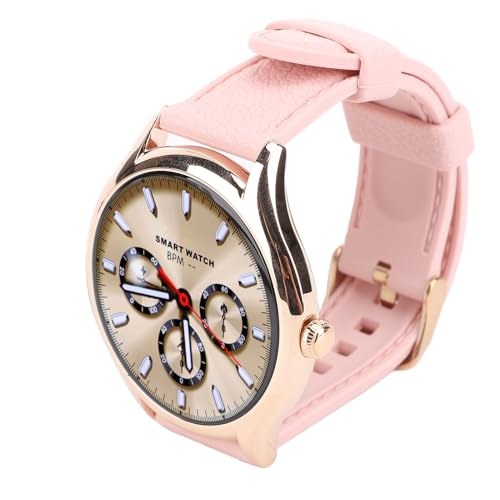 LICAEVEY Smartwatch, Uhren für Damen mit 1,43 Zoll HD-Farb-Touchscreen, wasserdichte IP67-Uhr, Modische Armbanduhr mit Musikwiedergabe, Uhr und ohne Störung (Gold) von LICAEVEY