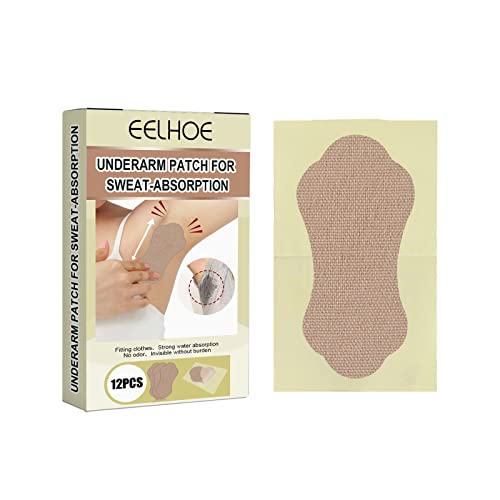 12 Stück Achselpads, Achsel Schweiß Pads, Achselpads Damen Achselpads Herren Achselhöhle Schweiß Pads Einweg Achselhöhle Schutz Schwitzen Achselpads für Damen und Herren von LICHENGTAI