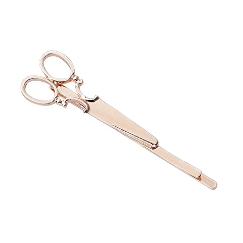 Haarspange Schere Form Haarklammern, Frauen Mädchen Haarspange Zubehör Spange Stift Kamm Accessories, Nette Haarspangen Kreative Kopfschmuck von LICHENGTAI