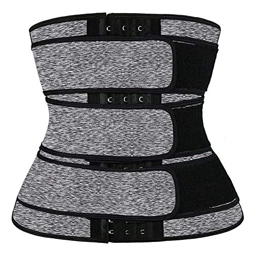 LICHENGTAI Damen Taillenformer, Sauna Korsett Formend Stark Korsett Bauchweg Body Shaper Atmungsaktiv Mieder Waist Training Cincher, XXXL von LICHENGTAI