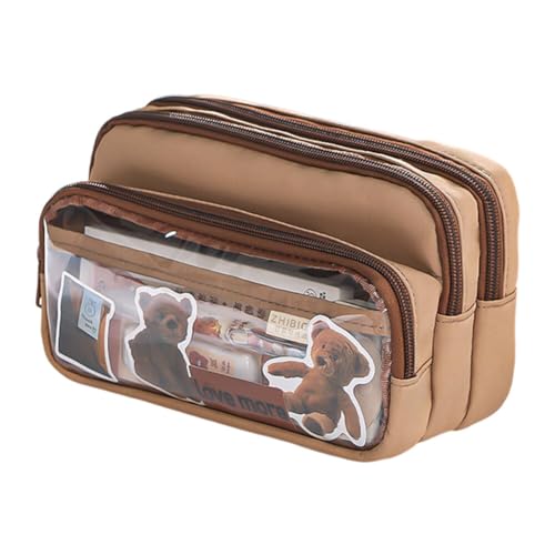 LICHENGTAI Federmäppchen, Federmappe Groß mit Fächern Mäppchen Bleistift Beutel Bleistifttasche Schulmäppchen, Stiftetasche für Schule Büro Mädchen Jungen Teenager Student von LICHENGTAI