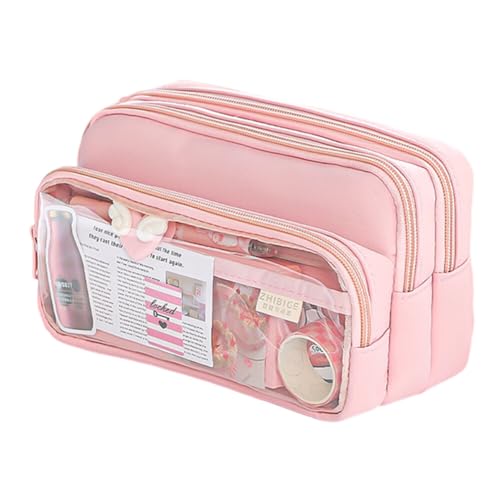 LICHENGTAI Federmäppchen, Federmappe Groß mit Fächern Mäppchen Bleistift Beutel Bleistifttasche Schulmäppchen, Stiftetasche für Schule Büro Mädchen Jungen Teenager Student von LICHENGTAI