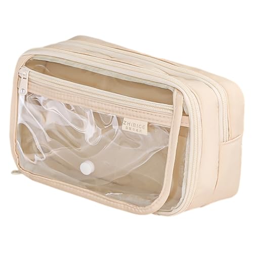 LICHENGTAI Federmäppchen, Schlamperbox Tragbare Stifttasche Reißverschlusstasche mit Fächern Make-up Kosmetiktasche, für Stifte Frauen Männer Studenten Mädchen Jungen LICHENGTAI Federmäppchen, Schlamperbox Tragbare Stifttasche Reißverschlusstasche mit Fächern Make-up Kosmetiktasche, für Stifte Frauen Männer Studenten Mädchen Jungen von LICHENGTAI