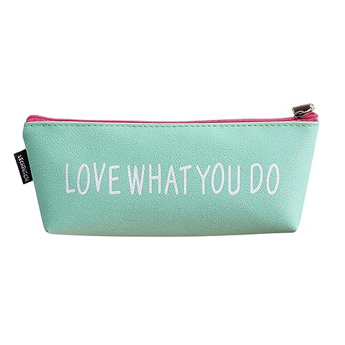 LICHENGTAI Federmäppchen Mäppchen Bleistiftetui PU Leder Federtaschen Schlamperetui für Schule & Büro Teenager Stiftetasche Taschenbeutelhalter Schreibwaren Pencil Case Geschenk von LICHENGTAI