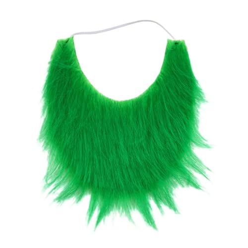 LICHENGTAI Gefälschte Schnurrbärte, Simulierter Gesichtsbart Langer Vollbart mit langen Schnurrhaaren Künstlicher Bart für Weihnachts Halloween Aufführungen Maskerade von LICHENGTAI