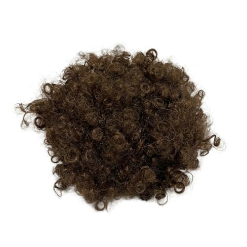 LICHENGTAI Gefälschte Schnurrbart, Lockige Perücken großer Bart Falsche Augenbraue Selbstklebender Schnurrbart Perücken für Weihnachts Halloween Aufführungen Maskerade von LICHENGTAI