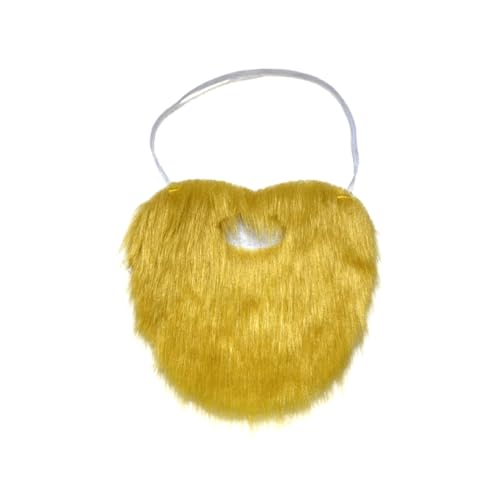 LICHENGTAI Gefälschte Schnurrbart und Perücken, Lockige Perücken mit langem Bart Langen Schnurrhaaren Haarperücke Falsche Bärte für Weihnachts Halloween Aufführungen Maskerade von LICHENGTAI