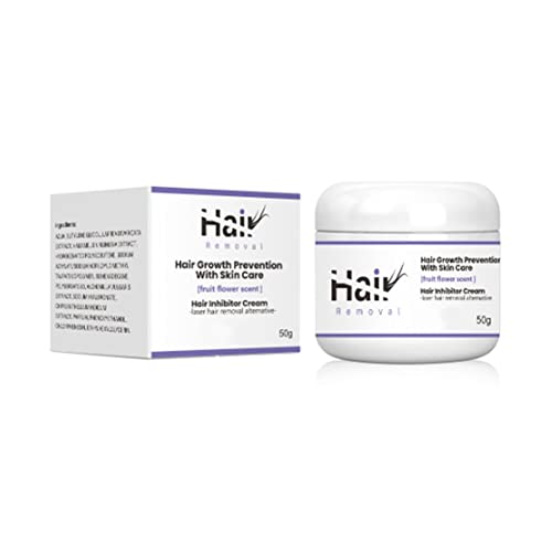 LICHENGTAI Haar Inhibitor Creme, Hair Stop Growth Cream Nicht Reizende Haarentfernung, Hair Growth Inhibitor für Frauen und Männer Körper Gesicht Arm Achsel Bein Lippen Brust 50g von LICHENGTAI