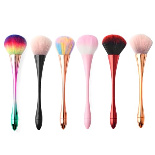 LICHENGTAI Nagel Kunst Staub Entferner Pinsel, Staubpinsel für Nägel, Nagelpinsel zur Reinigung, Make-up Pinsel Puderpinsel Nagelbürste für Nagelstudio oder Ausgangsgebrauch von LICHENGTAI