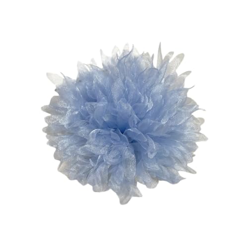 LICHENGTAI Netzblume Brosche, Retro Netzblume Korsage Flauschige Mesh Blumenbrosche Damen Blume Brosche Pin Kleidung Accessoires für Damen Schmuck Hochzeit Bankett Party von LICHENGTAI