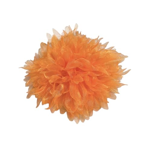 LICHENGTAI Netzblume Brosche, Retro Netzblume Korsage Flauschige Mesh Blumenbrosche Damen Blume Brosche Pin Kleidung Accessoires für Damen Schmuck Hochzeit Bankett Party von LICHENGTAI