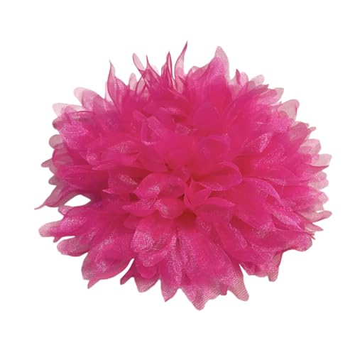 LICHENGTAI Netzblume Brosche, Retro Netzblume Korsage Flauschige Mesh Blumenbrosche Damen Blume Brosche Pin Kleidung Accessoires für Damen Schmuck Hochzeit Bankett Party von LICHENGTAI