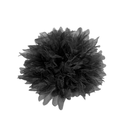 LICHENGTAI Netzblume Brosche, Retro Netzblume Korsage Flauschige Mesh Blumenbrosche Damen Blume Brosche Pin Kleidung Accessoires für Damen Schmuck Hochzeit Bankett Party von LICHENGTAI