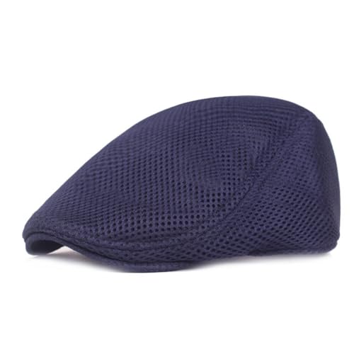 LICHENGTAI Schiebermütze Barret Flat Cap für Herren, 1920 Stil Newsboy Cap Verstellbar Schirmmütze Freizeit Barett Hut Baseballkappe Frühling Sommer Cap Kostüm Accessoires von LICHENGTAI