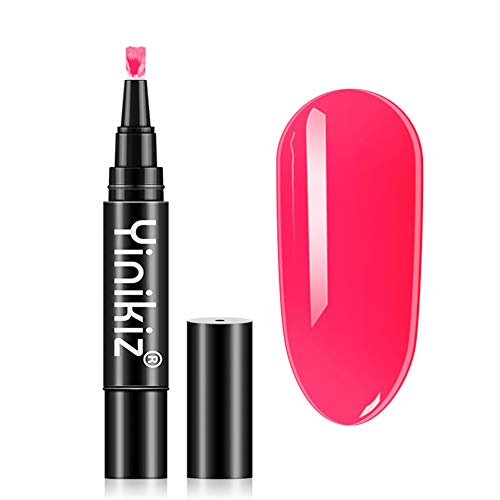 Nagellack Stift, 3 in 1 Nagellack Stift One Step UV Nagellack UV Gel Nagelgel Nail Polish LED Gel Nagellack Pen, Nagellackstift UV LED Gelpoliermittel Abtrocknen Nail Polish Pens für Nail Art Salon von LICHENGTAI