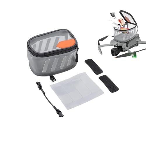 LICHIFIT Drohnentransport-Nutzlastkoffer für DJI Avata 2 / Air 3 / Mavic 3 Pro Airdrop Transporttasche Kompakter tragbarer Organizer Tüllbox auf der Rückseite der Drohnen von LICHIFIT