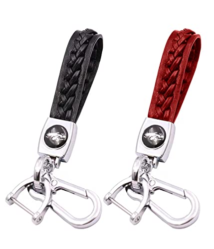 2 Stück Leder Auto Schlüsselanhänger, Auto Schlüsselanhänger, Damen Schlüsselanhänger, Herren Schlüsselanhänger, Autozubehör 2 Stück Leder Auto Schlüsselanhänger, Auto Schlüsselanhänger, Damen Schlüsselanhänger, Herren Schlüsselanhänger, Autozubehör von LICHUANUK