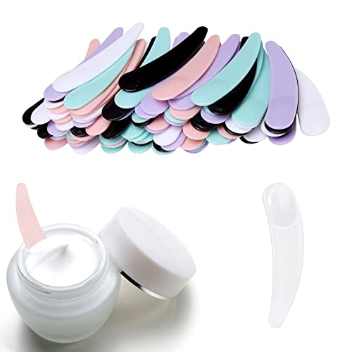 60 Stücke Cremespatel, Mini Kosmetikspatel, Kosmetik Maske Spatel, Kosmetikspachtel, Kosmetikspatel Kosmetik Spachtel Maske Spatel Creme Löffel für Gesichtsmaske von LICHUANUK