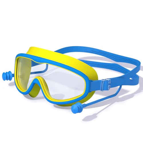 LICHUANUK Wave Kinder Schwimmbrille - Taucherbrille mit extra weichem Silikon für perfekte Passform und Abdichtung - 3-7 Jahre - kinderleicht grössenverstellbar von LICHUANUK