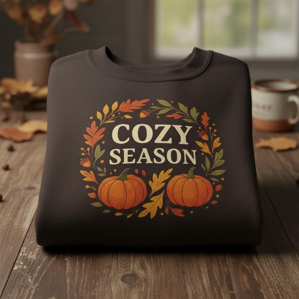 Cozy Season Sweatshirt - Gildan 18000 Unisex Pullover | Kürbis Herbst Pullover, Fall Aesthetic Geschenk Cozy Season Sweatshirt - Gildan 18000 Unisex Pullover | Kürbis Herbst Pullover, Fall Aesthetic Geschenk von CottonCoreLab