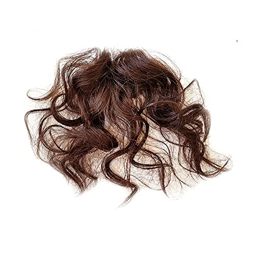 Pony-Haarspange, Clip-in-Pony, dünner, lockiger Pony, natürliche, flauschige, lockige Haarteile, modische Clip-in-Luft-Pony, synthetische Pony-Haarteile, Haarverlängerung for Frauen und Mädchen,Falsc von LICONG-2020