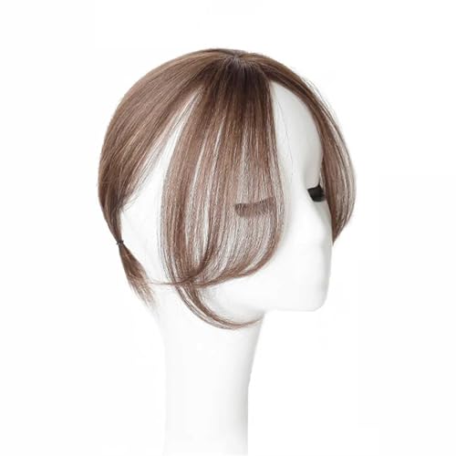 Pony-Haarspange, Clip-in-Pony, synthetische, hitzebeständige Faser, geeignet for Clip-in-Haarverlängerungen, Clip-in-Pony, künstlicher Pony for natürliches Haar,Falscher Pony für Frauen und Mädchen ( von LICONG-2020