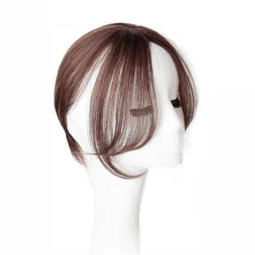 Pony-Haarspange, Clip-in-Pony, synthetische, hitzebeständige Faser, geeignet for Clip-in-Haarverlängerungen, Clip-in-Pony, künstlicher Pony for natürliches Haar,Falscher Pony für Frauen und Mädchen ( von LICONG-2020