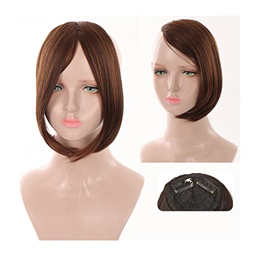 Pony-Haarspange, Pony-Haare for Frauen, synthetische Pony-Haar-Clip-in-Extensions, Mittelteil, natürliche Fransen-Pony-Clip-in-Pony, einteiliges Farbverlaufs-Pony-Haarteil for Frauen,Falscher Pony fü von LICONG-2020