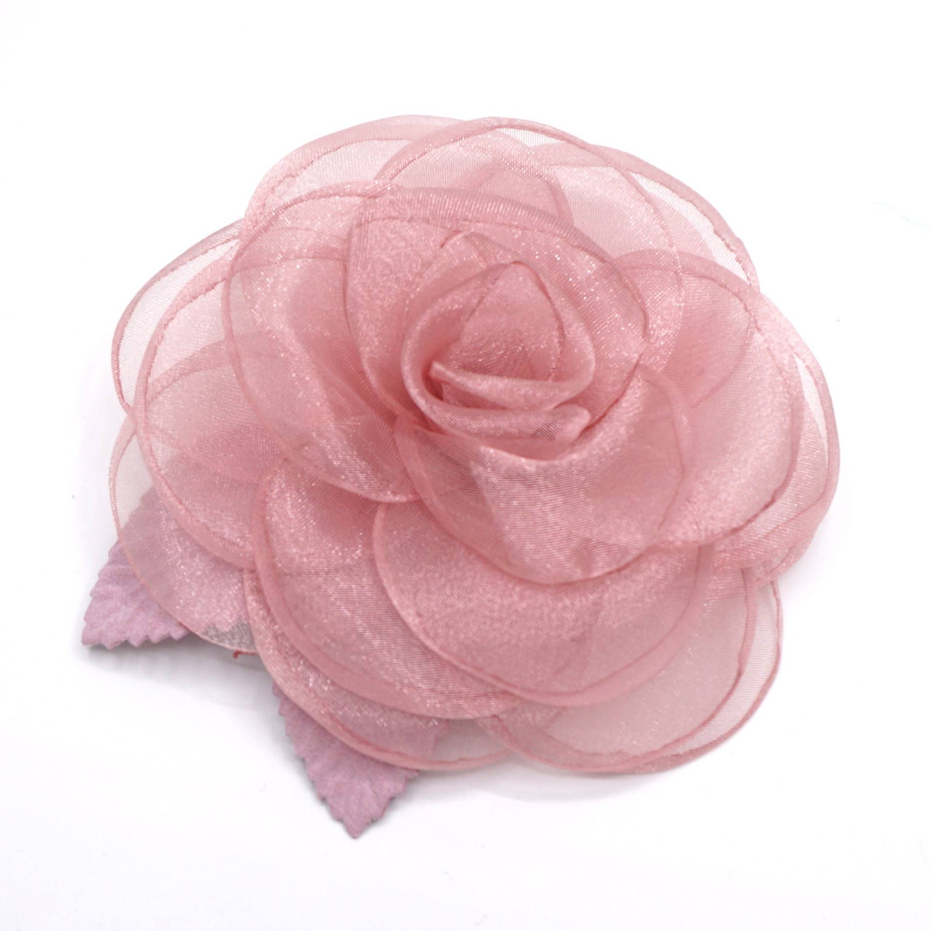Blumenbrosche Aus Organzastoff, 5 Farben | Marineblau, Rot, Fuchsia, Rosa, Lachs Blumenbrosche Aus Organzastoff, 5 Farben | Marineblau, Rot, Fuchsia, Rosa, Lachs von LIDALYDI