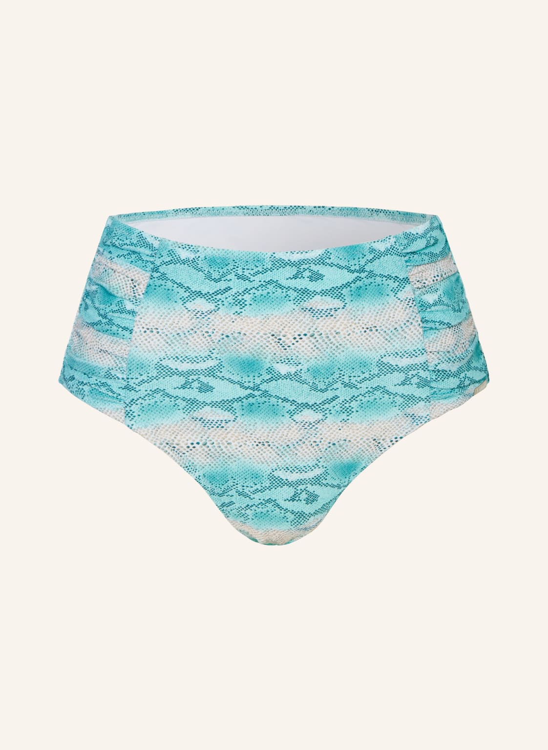 Lidea High-Waist-Bikini-Hose Arctic Serpent blau von LIDEA