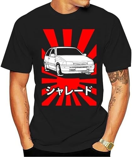 Daihatsu Charade GTti G100 T-Shirt Mens Round Neck Fashion Clothing Short Sleeves T Shirt Hemden(Medium) von LIDU33YUN