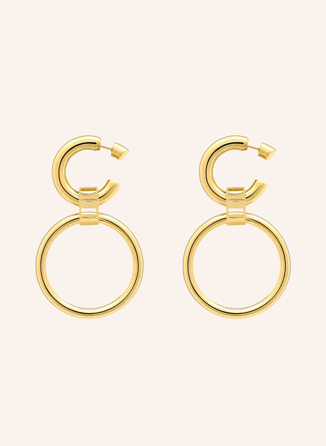 Liebeskind Creolen Aus Edelstahl gold Liebeskind Creolen Aus Edelstahl gold von LIEBESKIND
