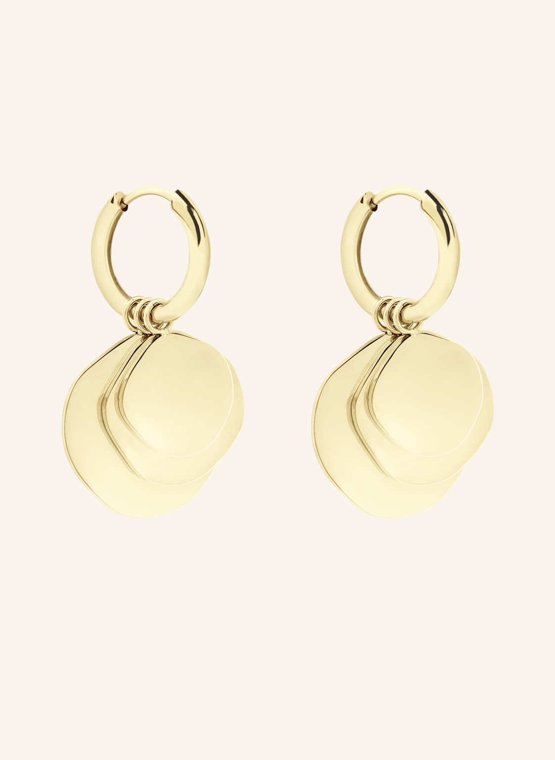 Liebeskind Creolen Aus Edelstahl gold Liebeskind Creolen Aus Edelstahl gold von LIEBESKIND