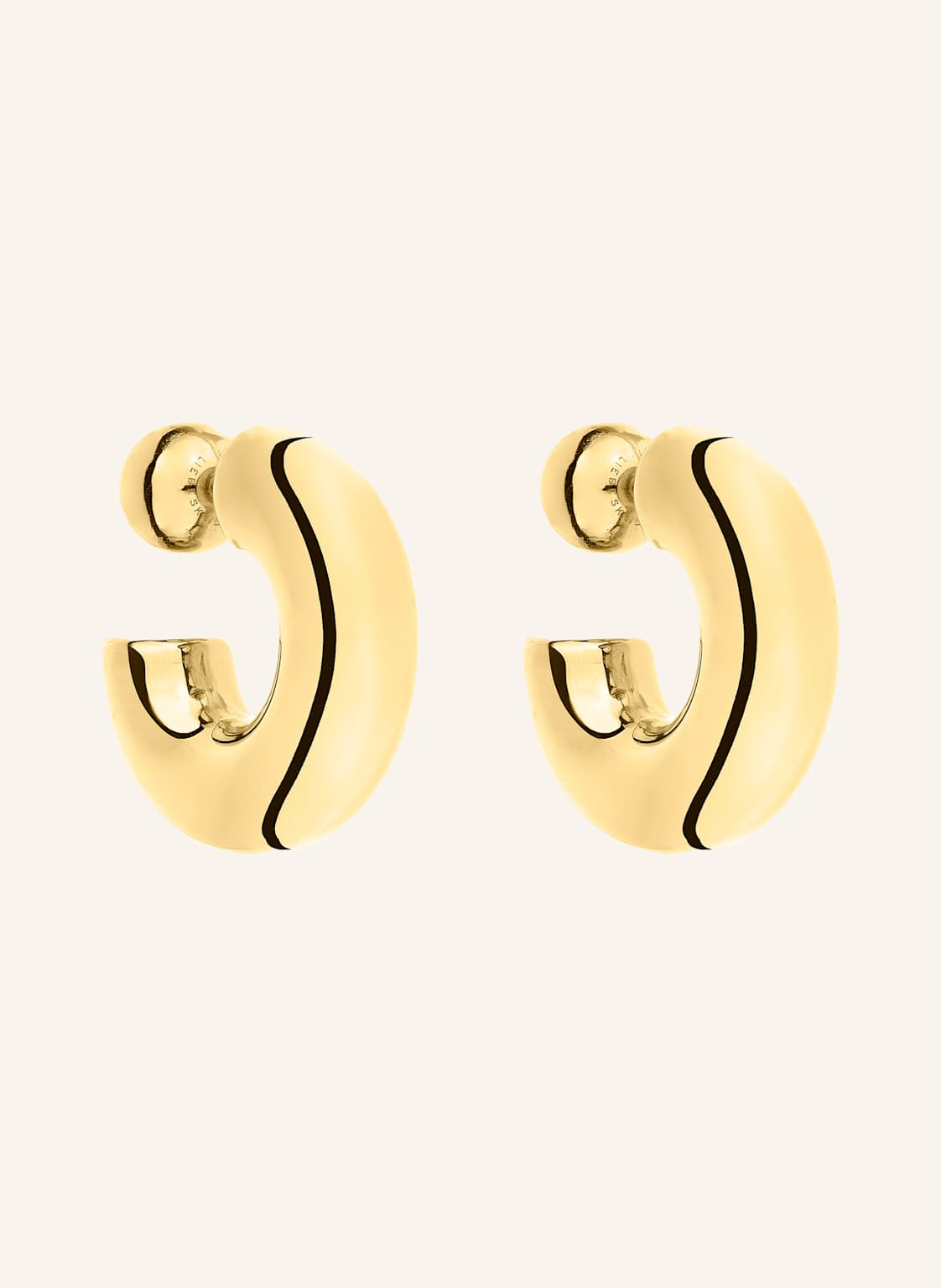 Liebeskind Creolen  Aus  Edelstahl gold von LIEBESKIND