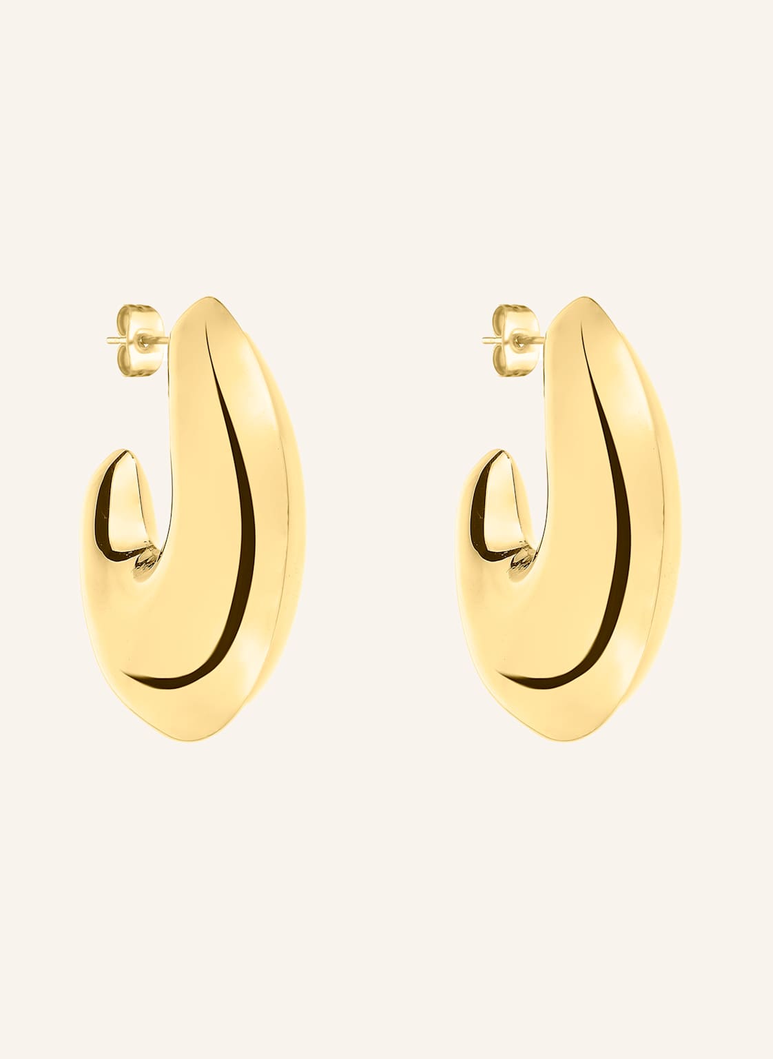 Liebeskind Creolen  Aus  Edelstahl gold von LIEBESKIND