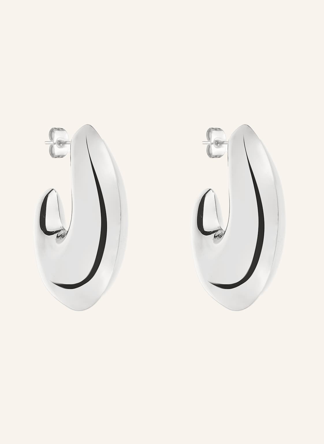 Liebeskind Creolen  Aus  Edelstahl silber von LIEBESKIND